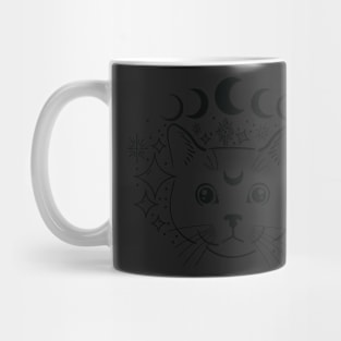 Celestial Kitty Cat YELLOW COLOR Mug